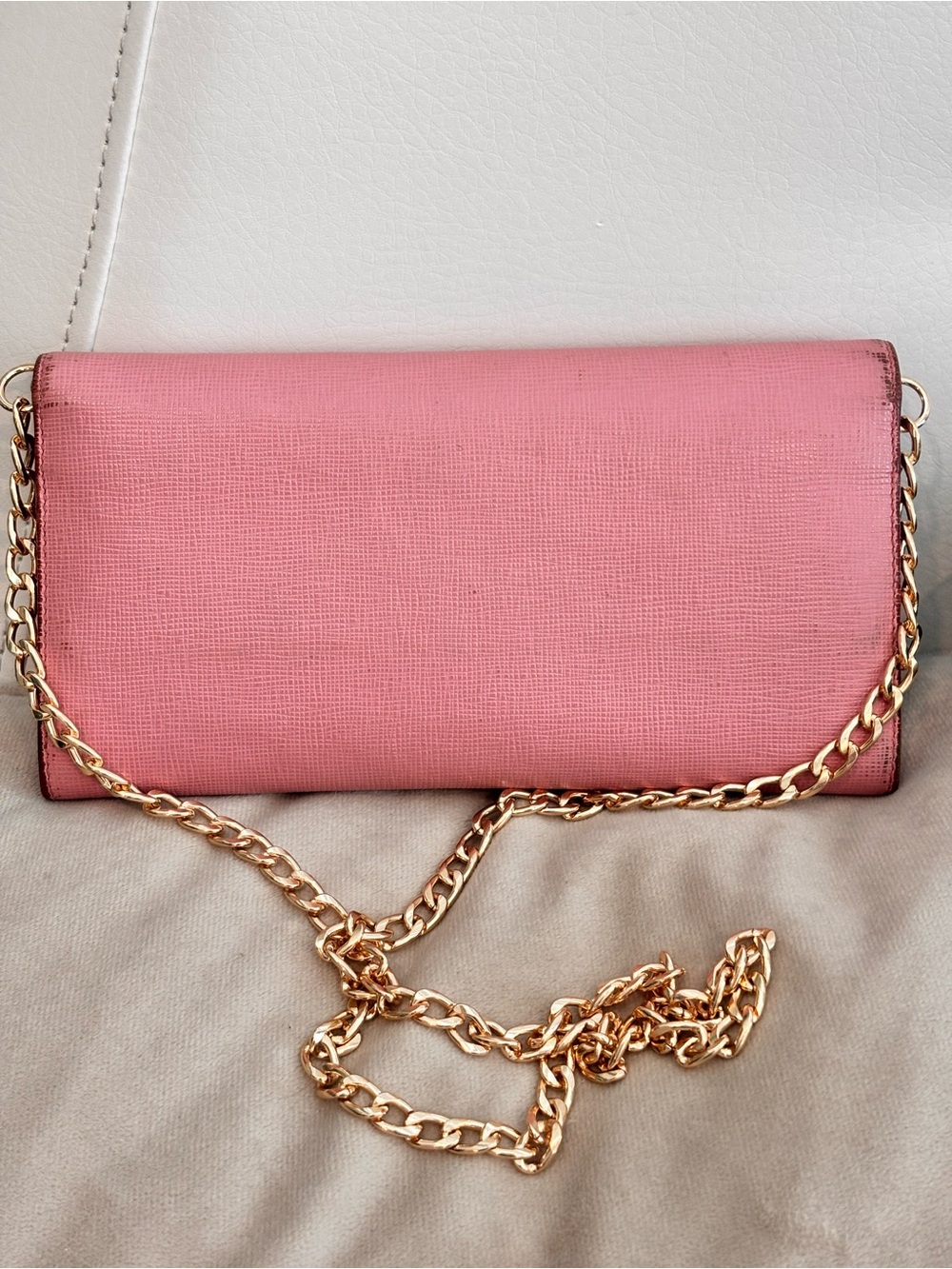 FENDI Pink Leather "Crayons" Pochette / Clutch Wallet W/ COA - Picture 5 of 15